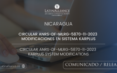 Circular ANRS-DF-MLRG-5870-11-2023 Modificaciones en sistema Karplus – Nicaragua